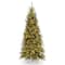 7.5 ft. Pre-lit Tiffany Fir Slim Artificial Christmas Tree, Clear Lights